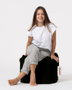 Atelier Del Sofa Square Pouf - Black